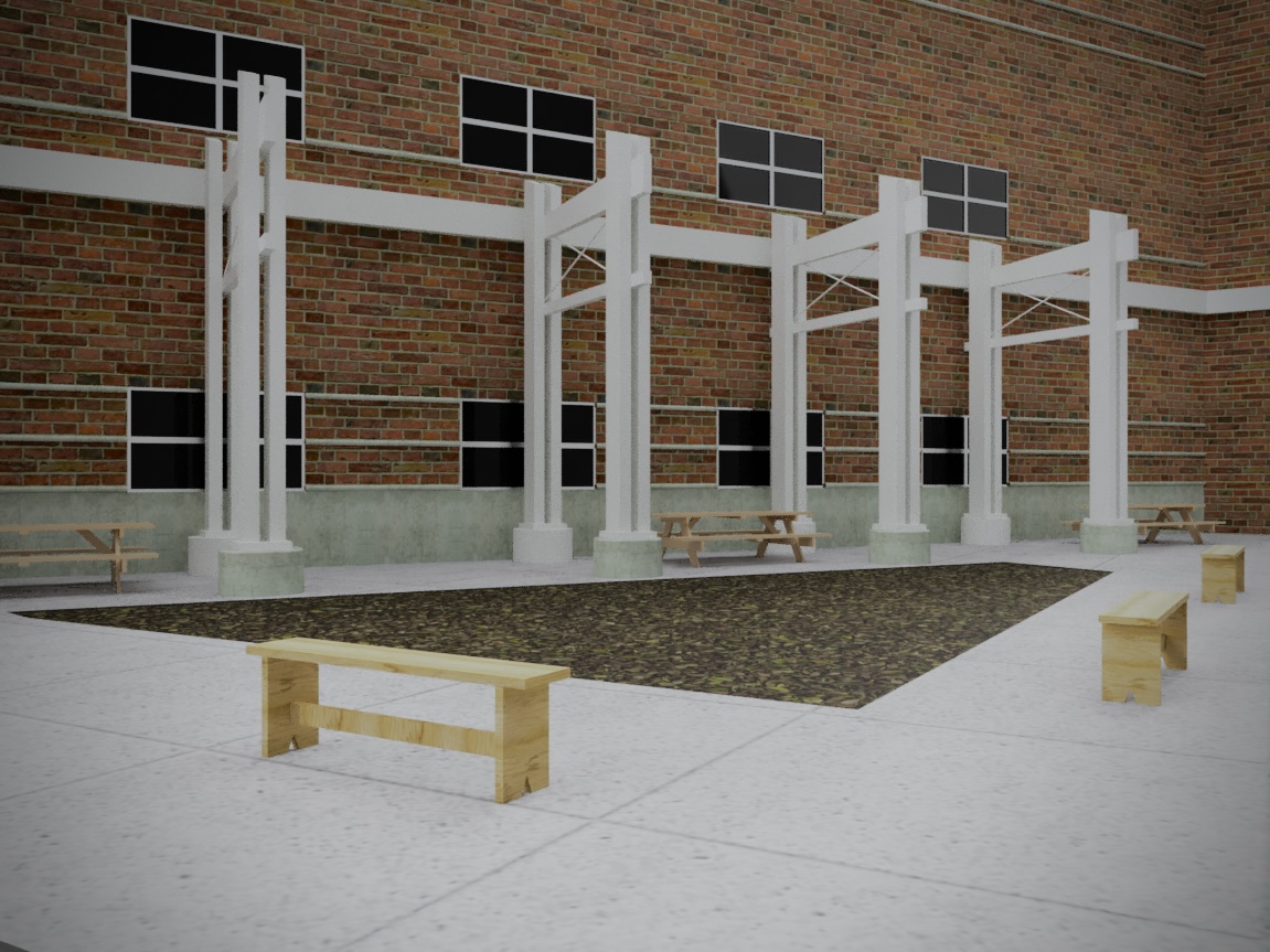 Courtyard Project Render