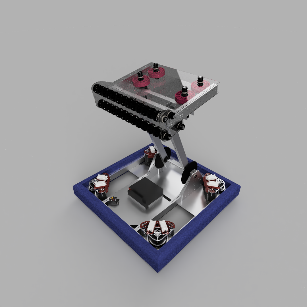 Rendering of the CAD for the 2024 robot