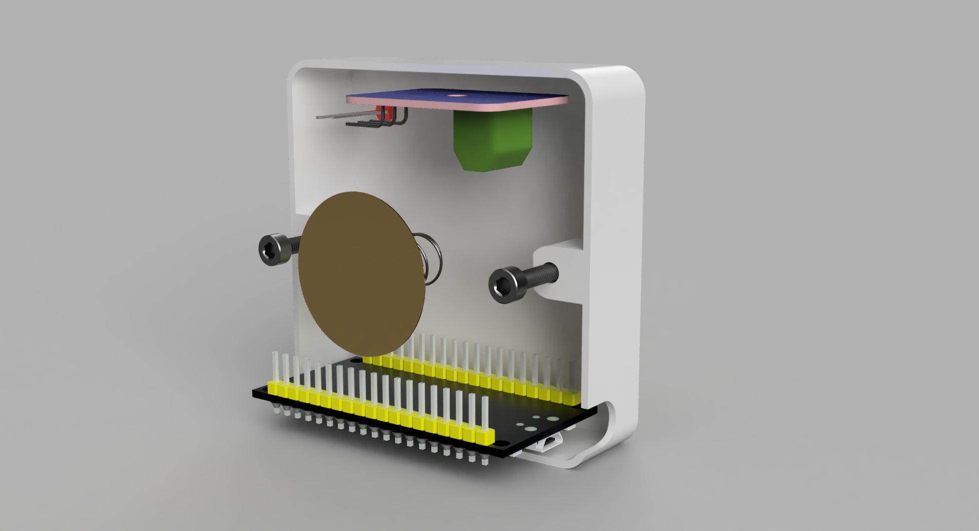 Sensing Device with Back Cover Removed